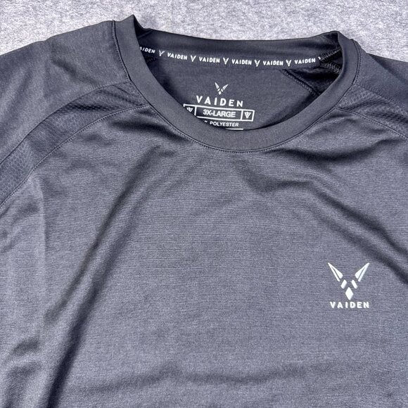 Vaiden T Shirt Mens 3XL Black Performance Athleisure Tactical Tech - Picture 14 of 14